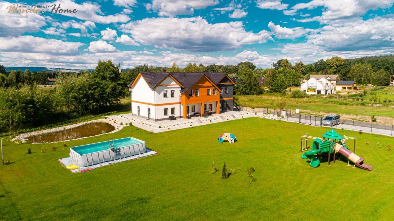 Wonder Home - Apartamenty Halo Karkonosze Z Ogrodem, Sezonowym Basenem, Placem Zabaw I Widokiem Na Sniezke - Zlokalizowane Blisko Karpacza Mysłakowice Esterno foto