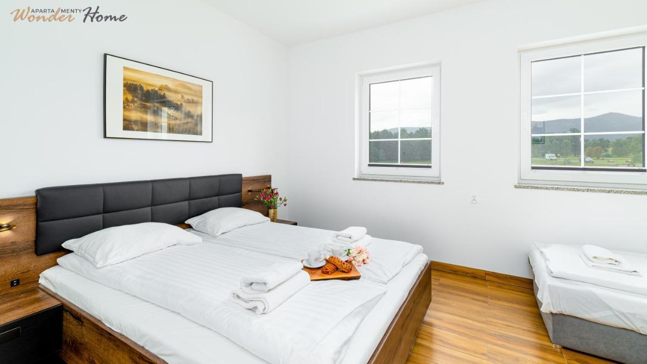 Wonder Home - Apartamenty Halo Karkonosze Z Ogrodem, Sezonowym Basenem, Placem Zabaw I Widokiem Na Sniezke - Zlokalizowane Blisko Karpacza Mysłakowice Esterno foto