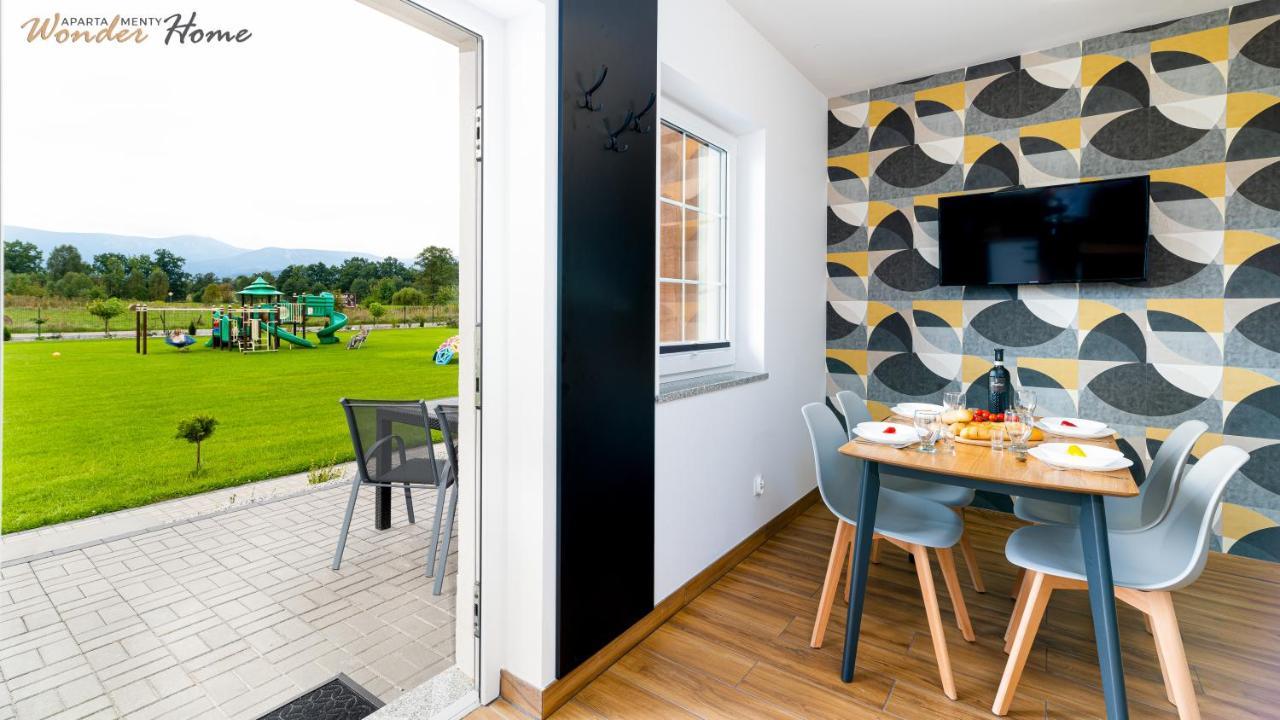 Wonder Home - Apartamenty Halo Karkonosze Z Ogrodem, Sezonowym Basenem, Placem Zabaw I Widokiem Na Sniezke - Zlokalizowane Blisko Karpacza Mysłakowice Esterno foto
